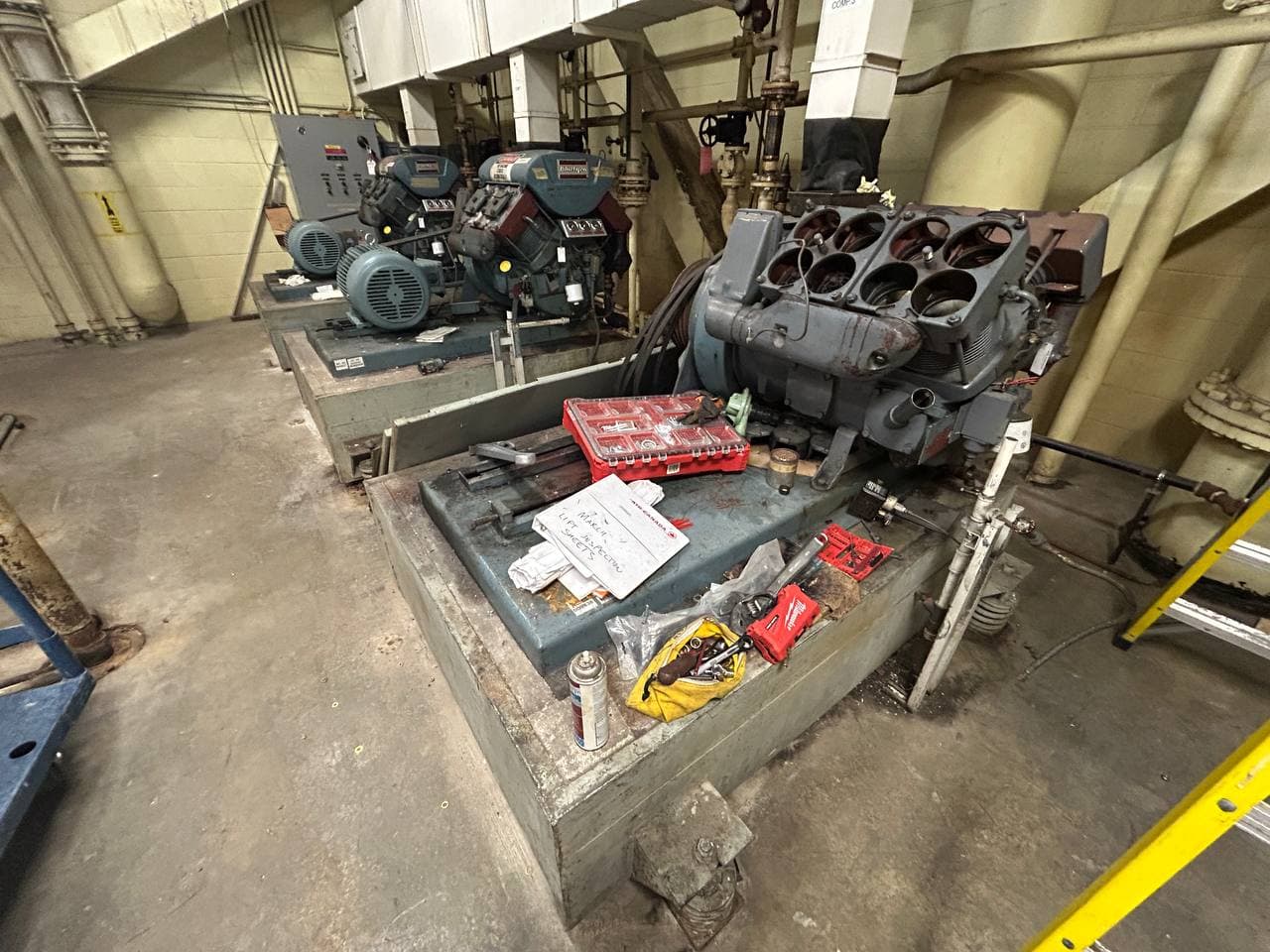 equipment foundation removal