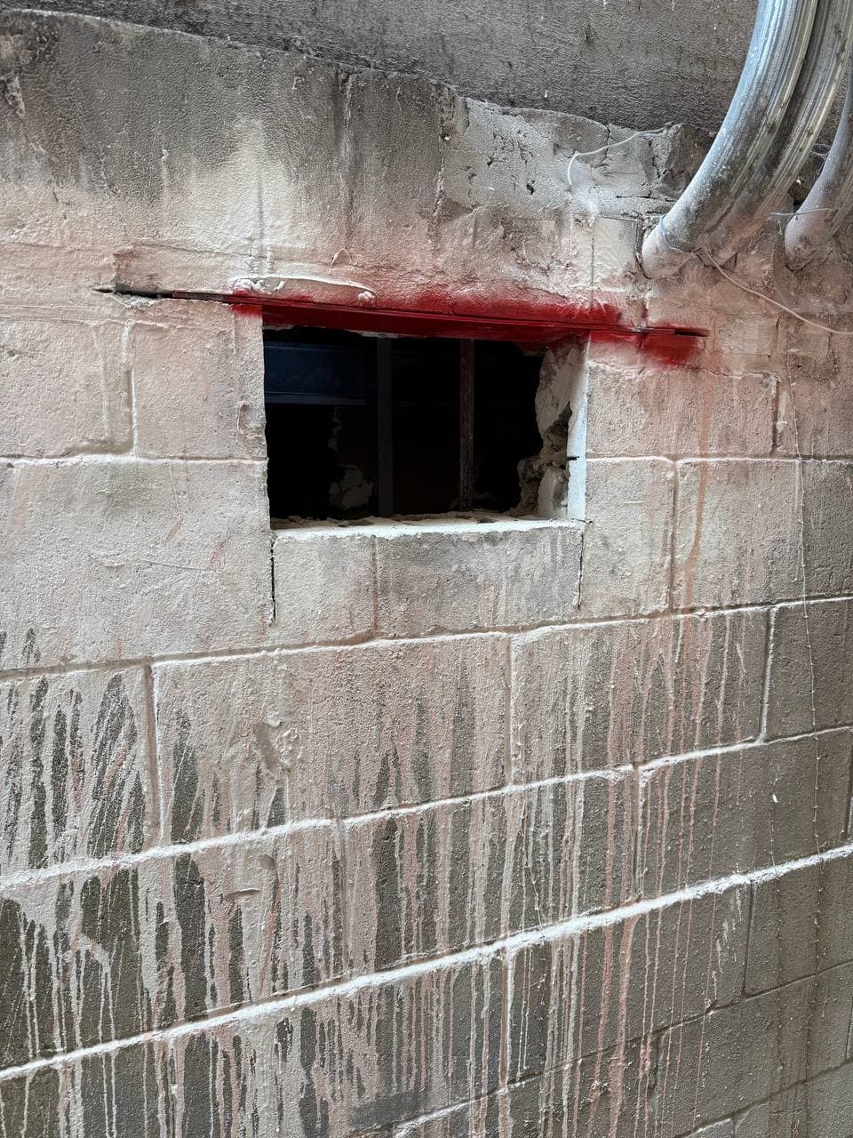 utility lines openning