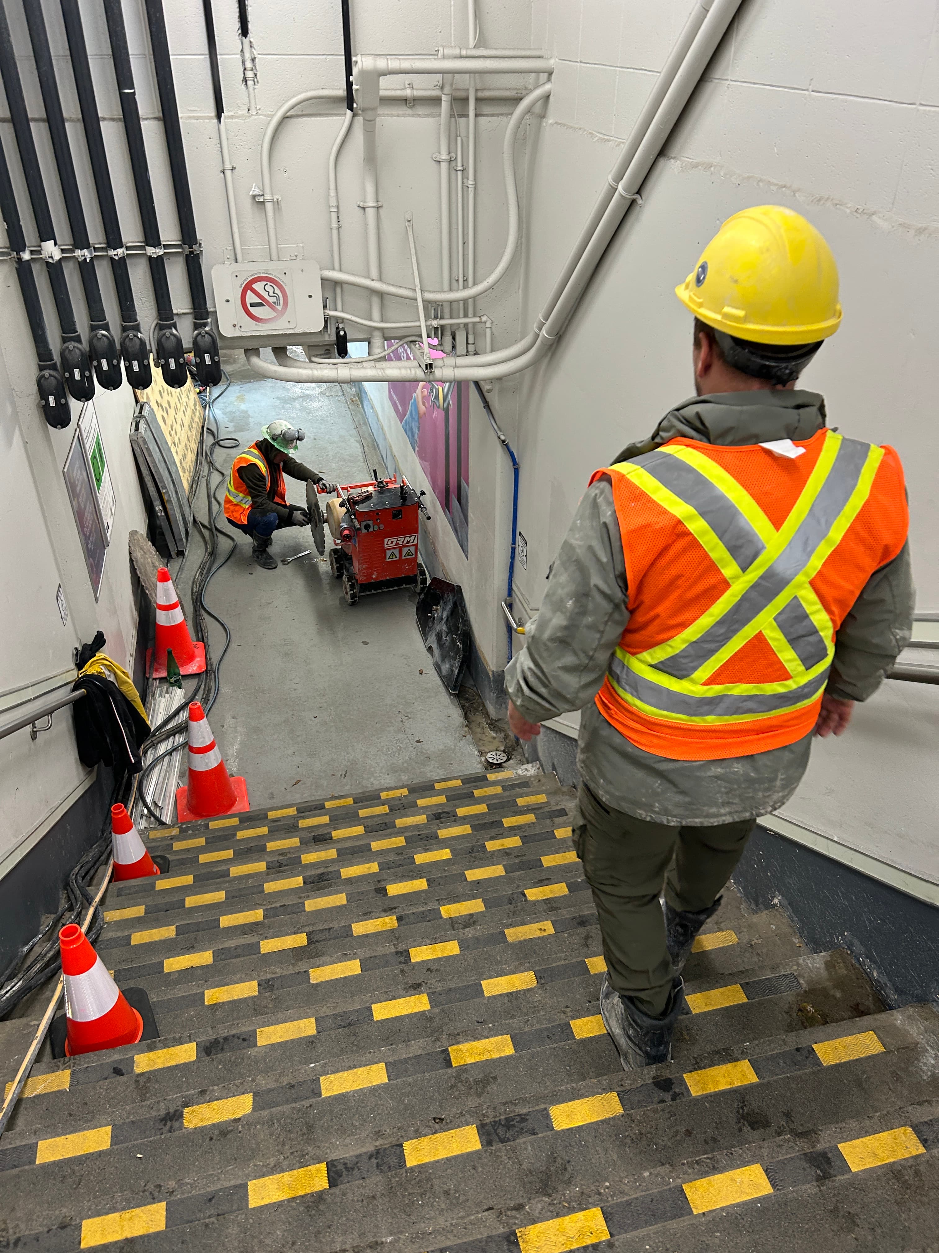 concrete slab cutting