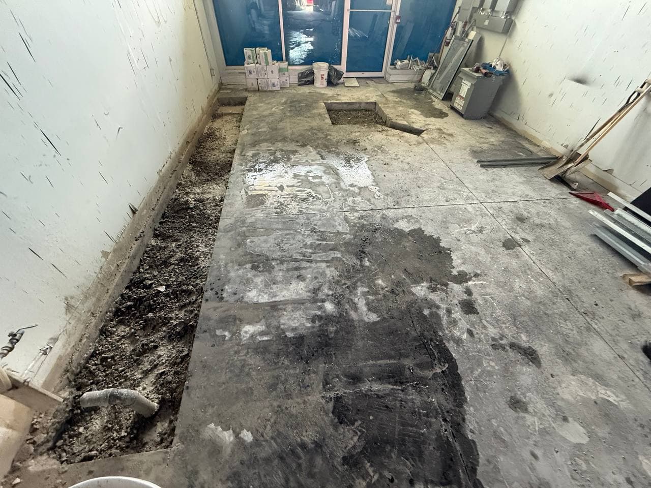 custom indoor trenching