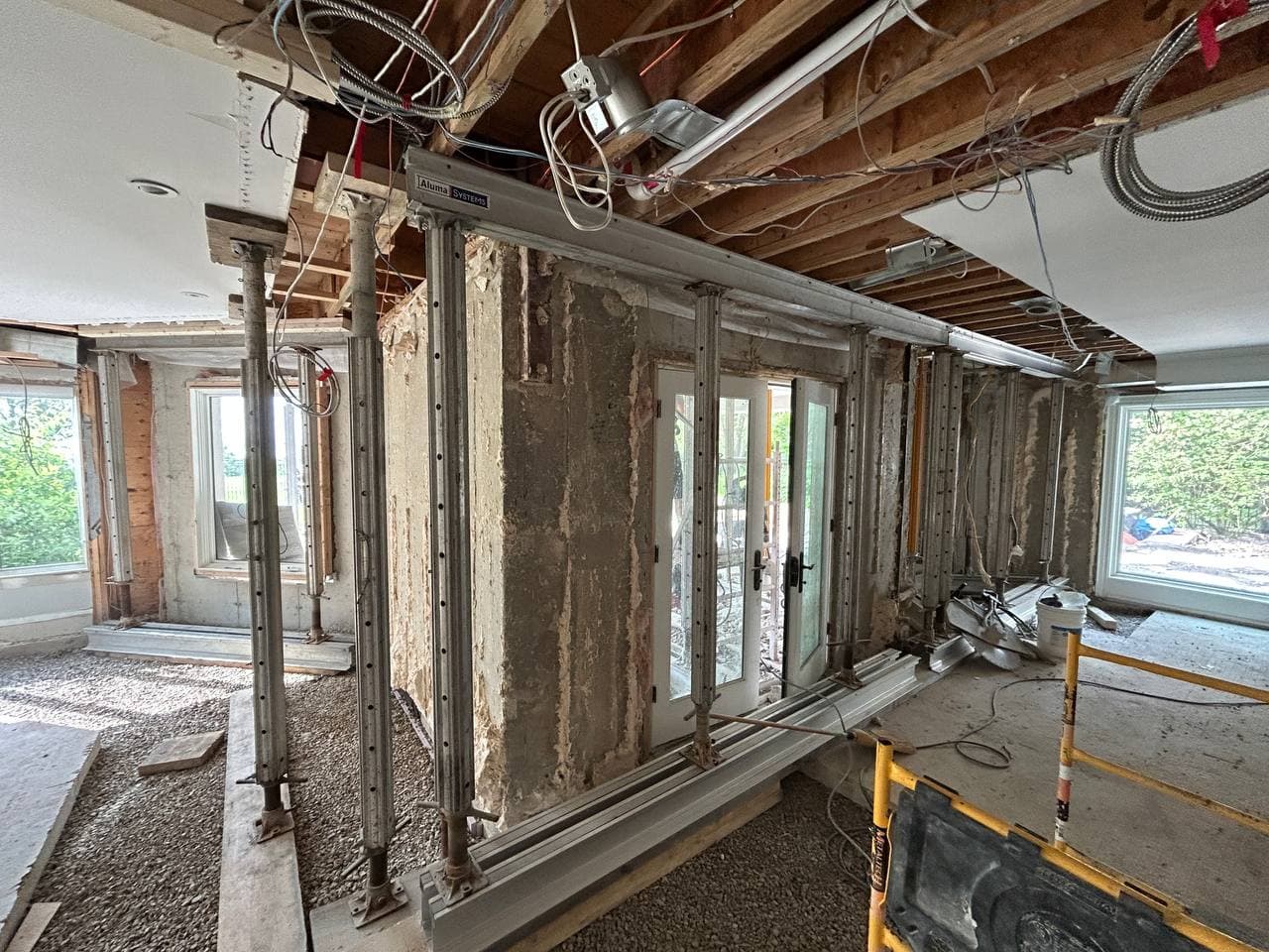 concrete wall removal