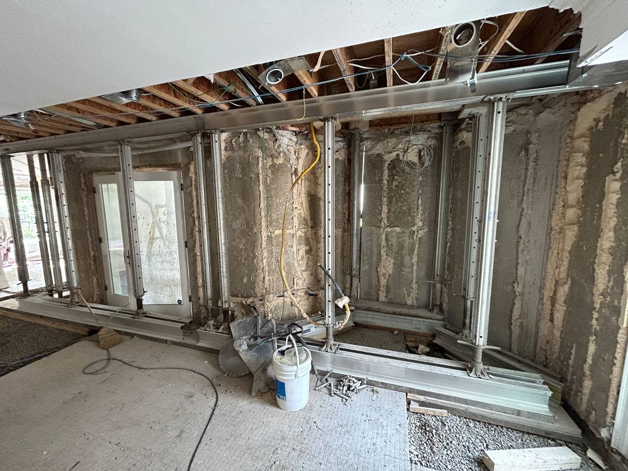 concrete wall demolition