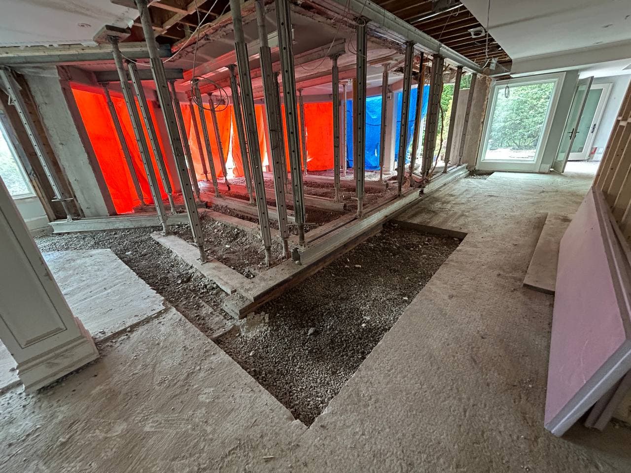 concrete wall removal