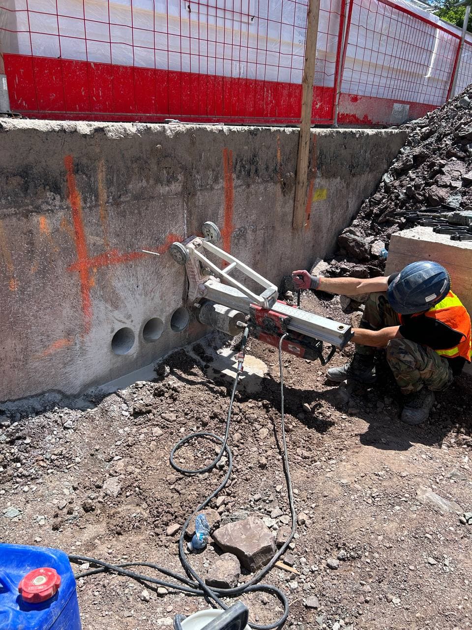 coring concrete